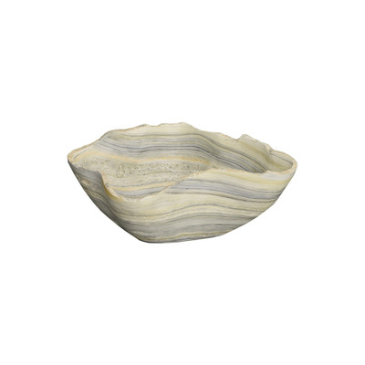 Phillips Collection Cast Gray Onyx Bowl - Faux Finish - Medium