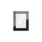 Phillips Collection Geometry Wood Mirror - Gray Stone - Black - Small