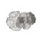 Phillips Collection Flower Wall Art - Medium - Gray - Metal