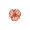 Phillips Collection Flower Wall Art - Extra Small - Coral - Metal