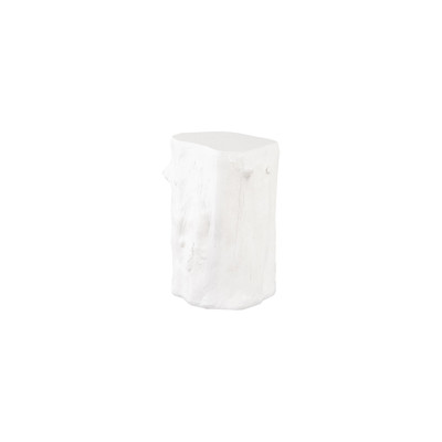 Phillips Collection Log Stool - Gel Coat White - SM