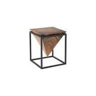 Phillips Collection Inverted Pyramid Side Table - Natural 18"