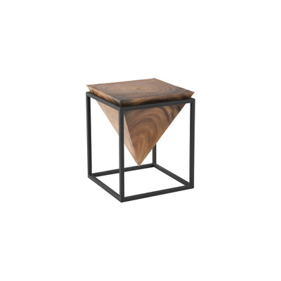 Phillips Collection Inverted Pyramid Side Table - Natural 18"