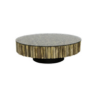 Phillips Collection Manhattan Coffee Table - Round - with Glass