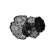 Phillips Collection Flower Wall Art - Medium - Black - Metal