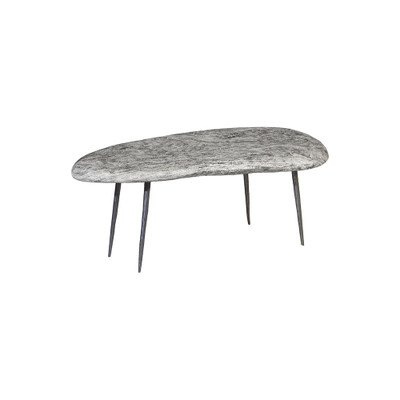 Phillips Collection Skipping Stone Coffee Table With Forged Legs - SM
