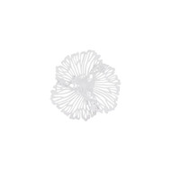 Phillips Collection Flower Wall Art - Extra Small - White - Metal