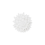 Phillips Collection Dahlia Flower Wall Art - Gel Coat White