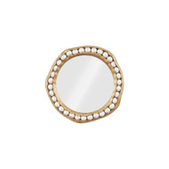 Phillips Collection Pearl Mirror - Gold Leaf - Round