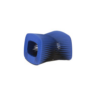 Phillips Collection Seat Belt Ottoman - Blue - Black
