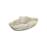 Phillips Collection Cast Gray Onyx Bowl - Faux Finish - Large