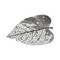 Phillips Collection Birch Leaf Wall Art - Silver - XL