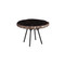 Phillips Collection Petrified Coffee Table - Round - Metal Black Base - Small