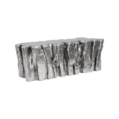 Phillips Collection Freeform Root Bench - Silver Leaf
