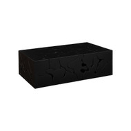 Phillips Collection Teak Slice Coffee Table - Rectangle - Black