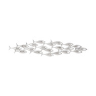 Phillips Collection School of Fish Wall Art - Silver Leaf