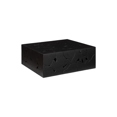 Phillips Collection Teak Slice Coffee Table - Square - Black