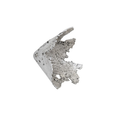Phillips Collection Semi-Perforated Splash Bowl Wall Art - Silver Leaf