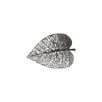 Phillips Collection Birch Leaf Wall Art - Silver - XS