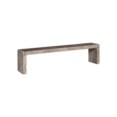 Phillips Collection Straightaway Gray Stone - Bench