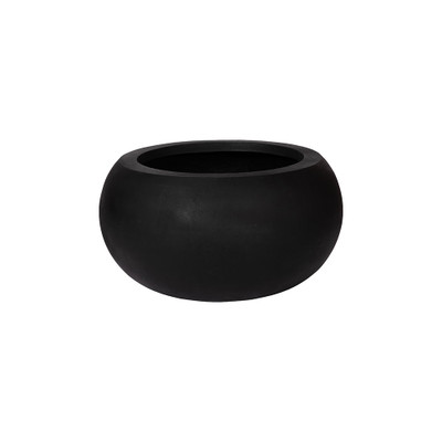 Phillips Collection Rounded Planter - Large - Black