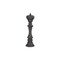 Phillips Collection King Chess Sculpture - Cast Stone Black