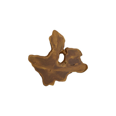 Phillips Collection Freeform Teak Wall Slice - LG - Natural