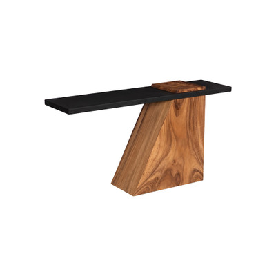 Phillips Collection Slant Console - Natural - Black