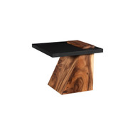 Phillips Collection Slant Side Table - Natural - Black