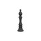Phillips Collection Bishop Chess Sculpture - Cast Stone Black