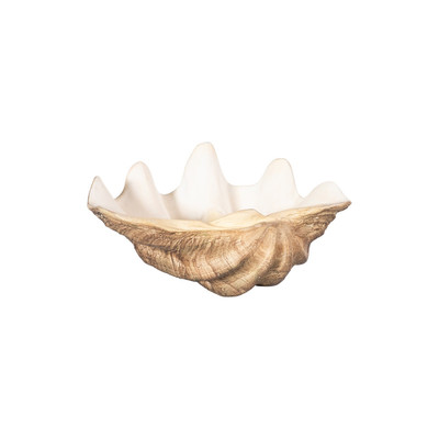 Phillips Collection Cast Clam Shell Bowl - Faux Finish - SM