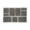 Phillips Collection Etched Rock Puzzle Wall Tiles - Set of 9