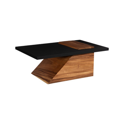 Phillips Collection Slant Coffee Table - Natural - Black