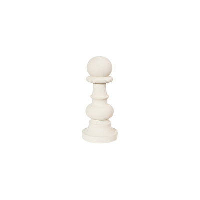 Phillips Collection Pawn Chess Sculpture - Cast Stone White