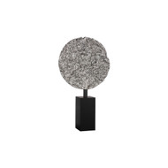 Phillips Collection Cast Colossal Root On Stand Sculpture - Silver Leaf - KD