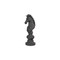 Phillips Collection Knight Chess Sculpture - Cast Stone Black
