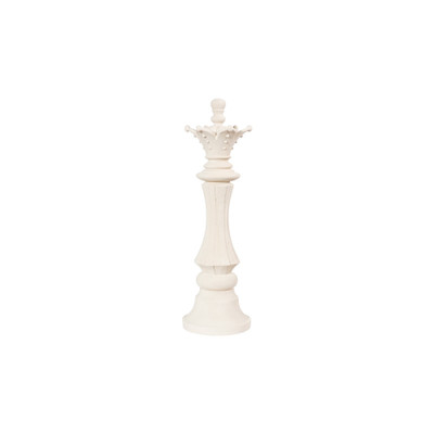 Phillips Collection Queen Chess Sculpture - Cast Stone White