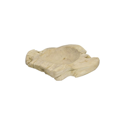 Phillips Collection Teak Wood Bowl - Bleached