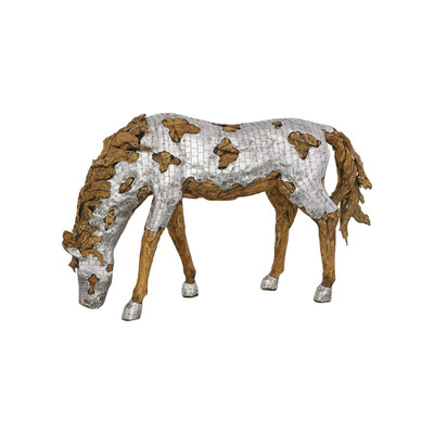 Phillips Collection Mustang Horse Armored Sculpture - Grazing