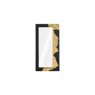 Phillips Collection Mercury Mirror - Rectangle - Black - Gold Leaf