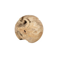 Phillips Collection Teak Wood Ball - Extra Large - Bleached