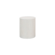 Phillips Collection Groovy Side Table - White Stone
