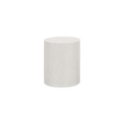 Phillips Collection Groovy Side Table - White Stone