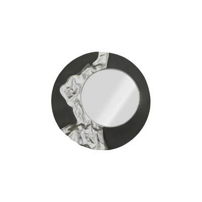 Phillips Collection Mercury Mirror - Black - Silver Leaf