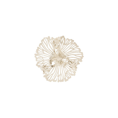 Phillips Collection Flower Wall Art - Extra Small - Ivory - Metal