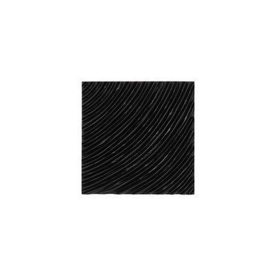 Phillips Collection Carved Wall Tile - Black - Curve