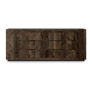 Four Hands Abaso 6 - Drawer Dresser - Ebony Rustic Wormwood Oak