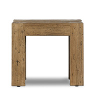 Four Hands Abaso End Table - Rustic Wormwood Oak