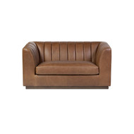 Four Hands Alec Chair & Half - Dulane Mahogany