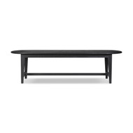Four Hands Alfie Dining Table - 110" - Black Pine